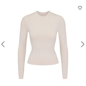 SKIMS COTTON JERSEY LONG SLEEVE